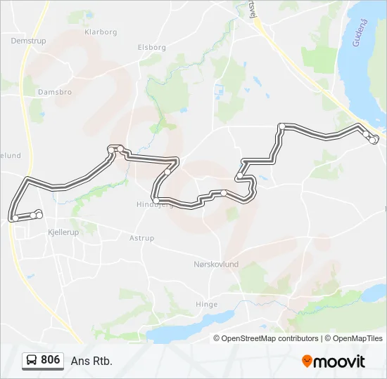 806 Bus Line Map