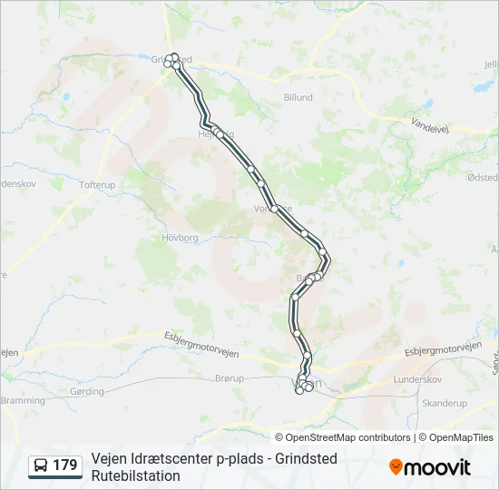 179 Bus Line Map
