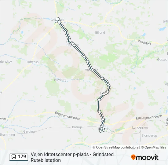 179 Bus Line Map