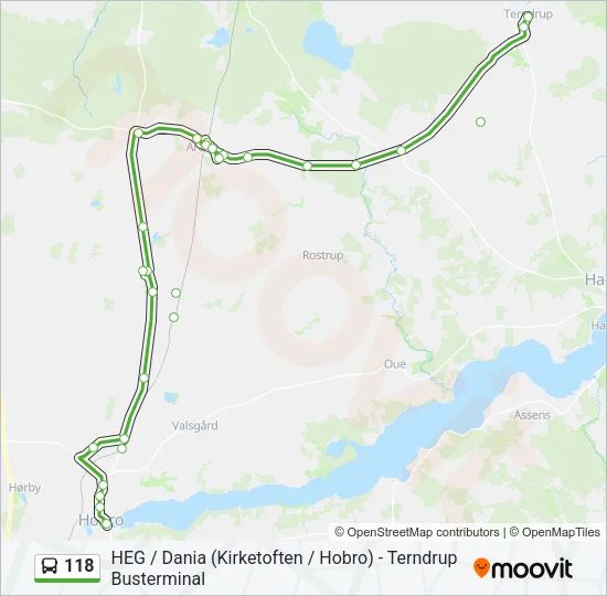 118 Bus Line Map