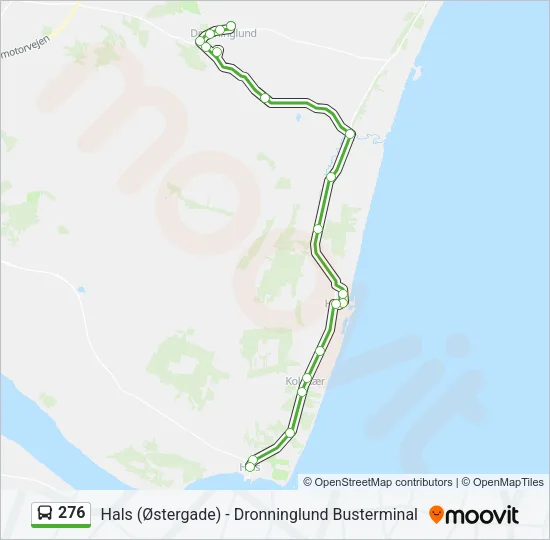276 Bus Line Map