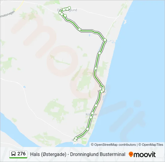 276 Bus Line Map