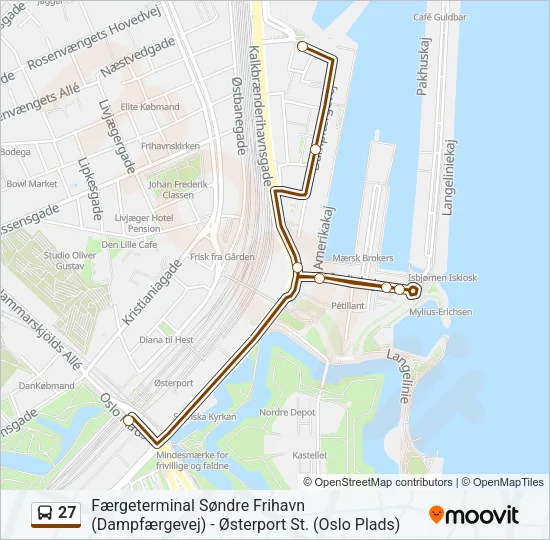 27 Bus Line Map