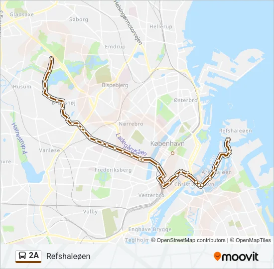 2A Bus Line Map