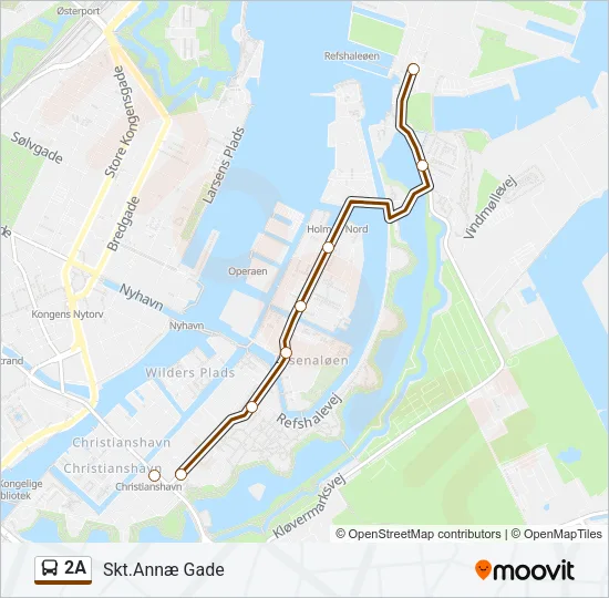 2A Bus Line Map