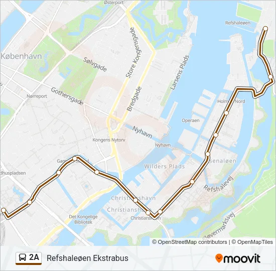 2A Bus Line Map