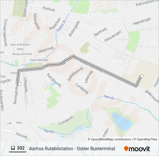 302 Bus Line Map
