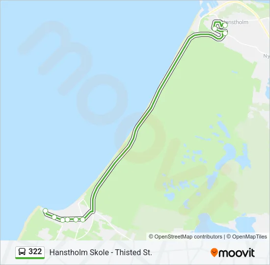 322 Bus Line Map
