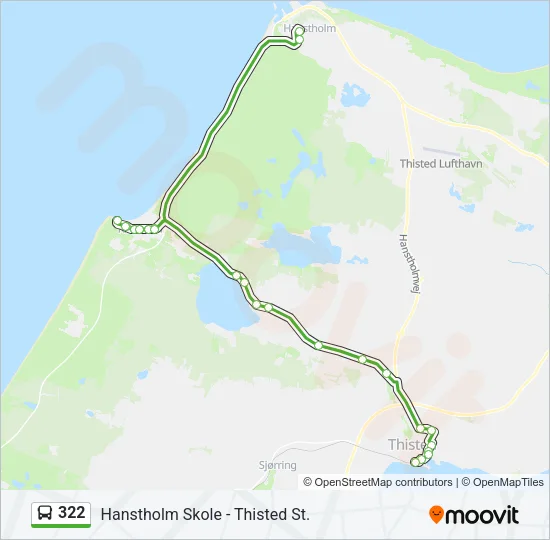 322 Bus Line Map