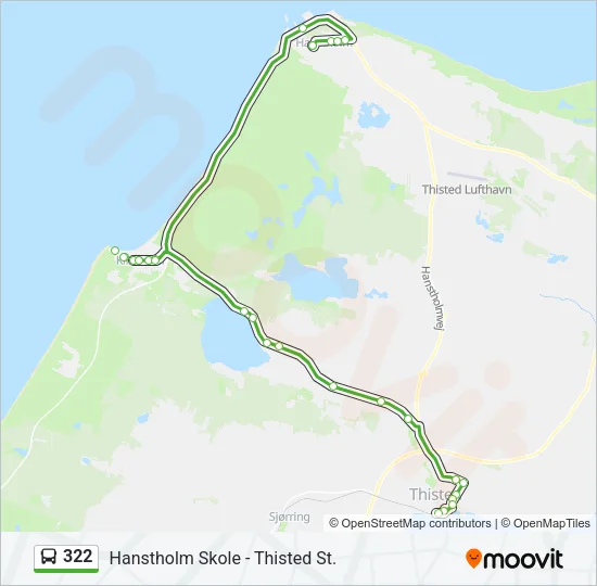 322 Bus Line Map