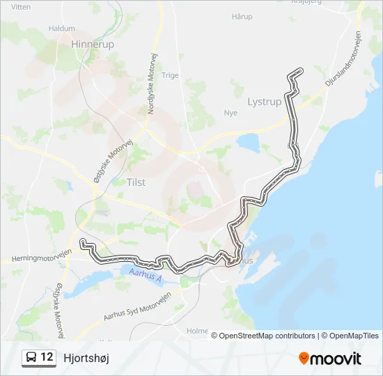 12 Bus Line Map
