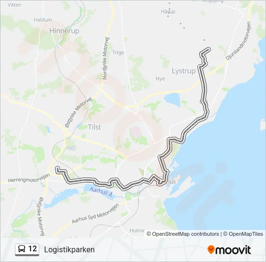12 Bus Line Map