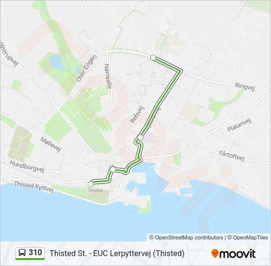 310 Bus Line Map