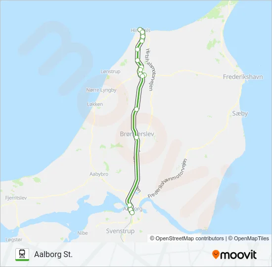 76 Train Line Map