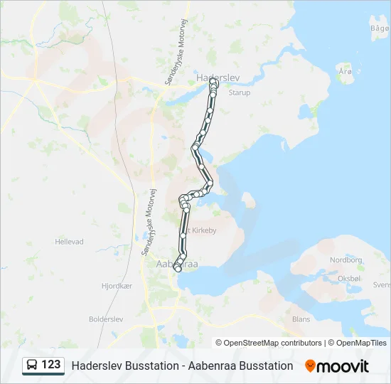 123 Bus Line Map