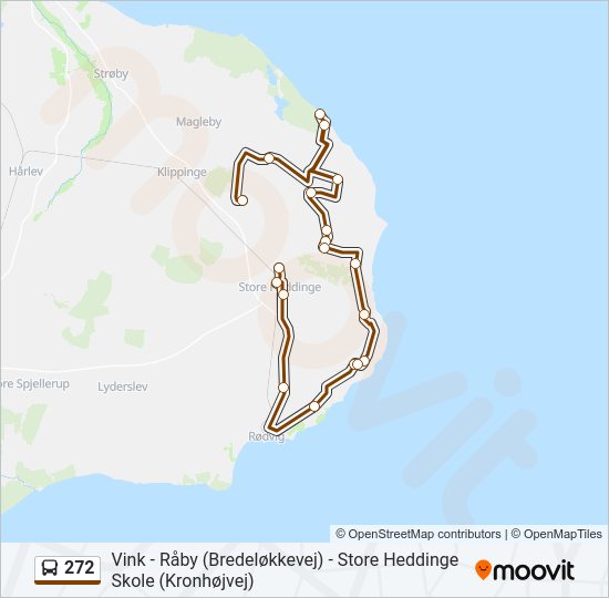 272 bus Line Map