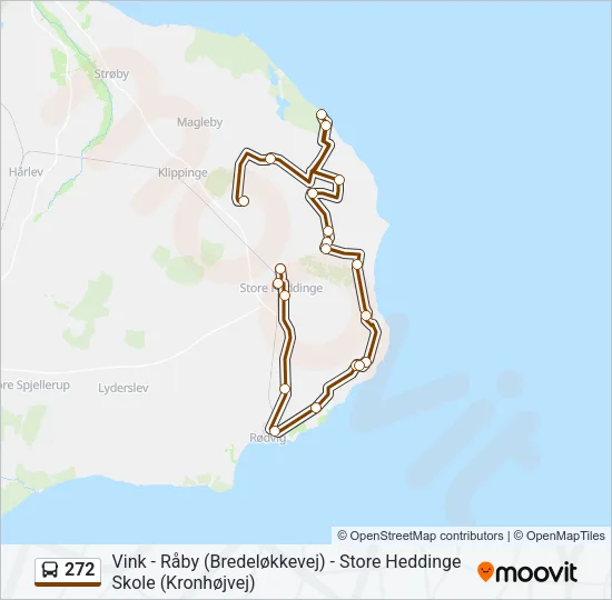 272 Bus Line Map
