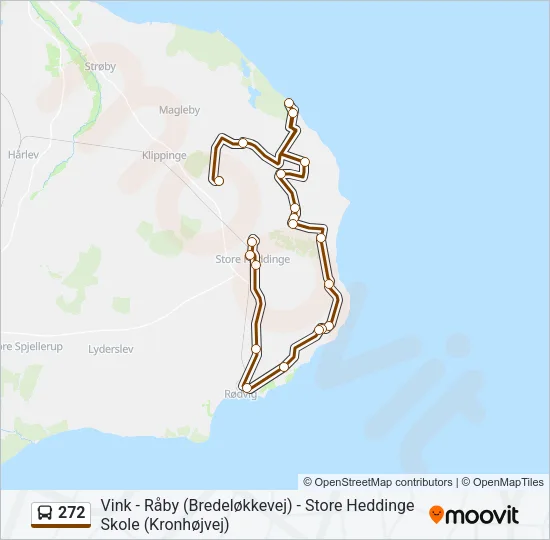 272 Bus Line Map