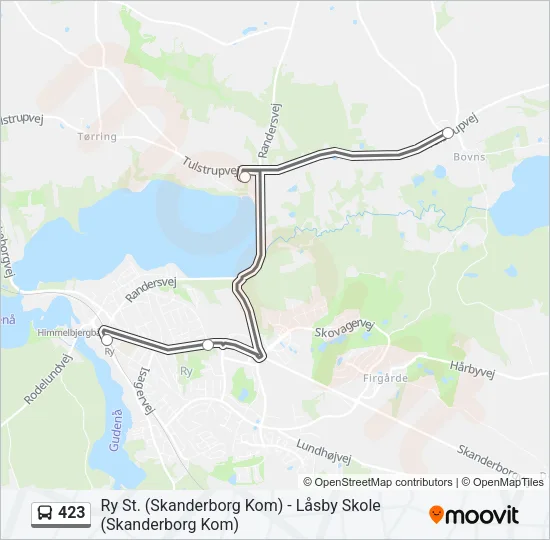 423 Bus Line Map