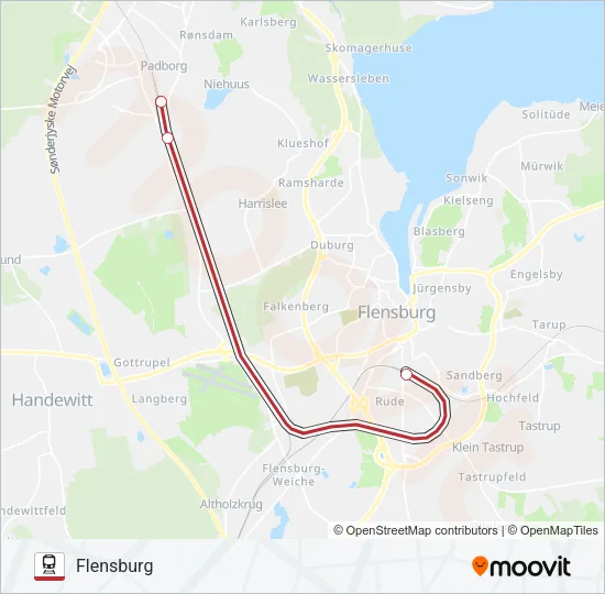 IC Train Line Map
