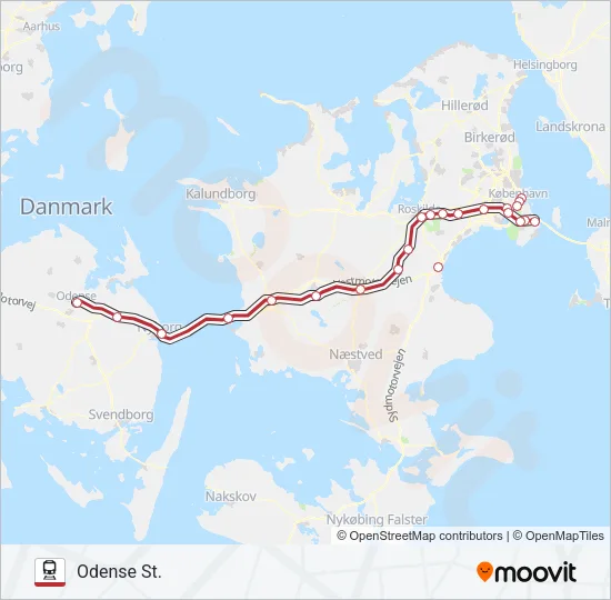IC Train Line Map