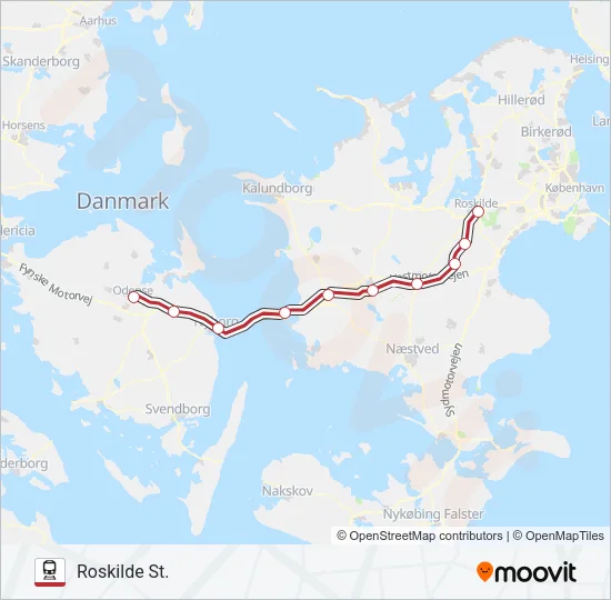 IC Train Line Map