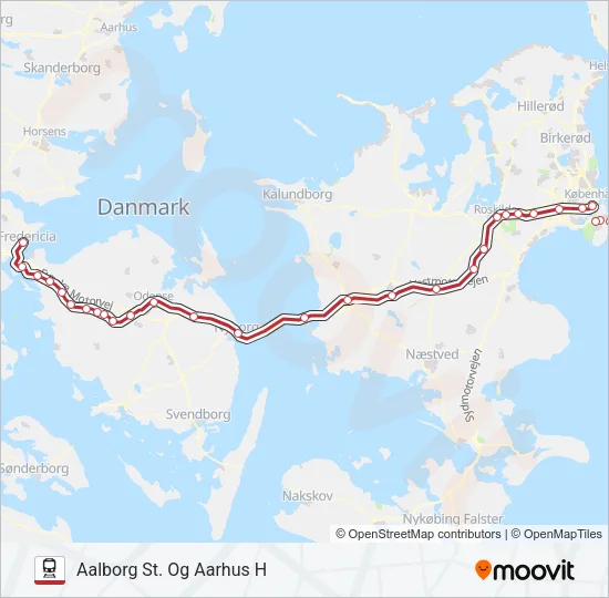 IC Train Line Map