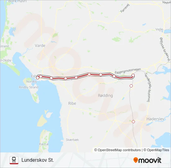 IC Train Line Map