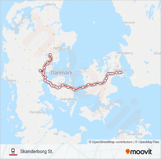 IC Train Line Map