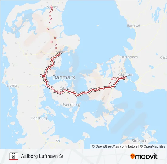 IC Train Line Map