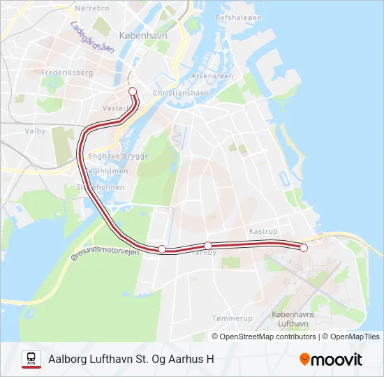 IC Train Line Map