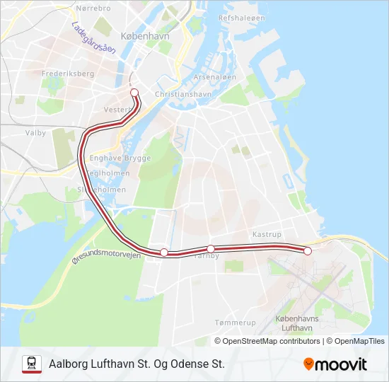 IC Train Line Map