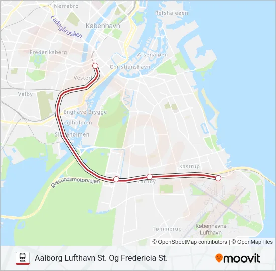 IC Train Line Map