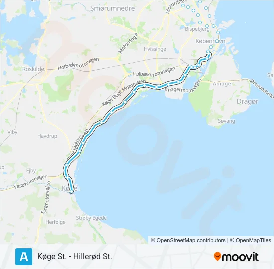 A Train Line Map