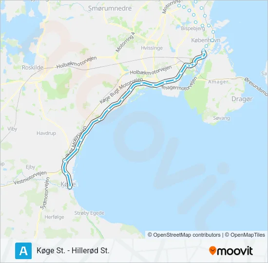 A Train Line Map