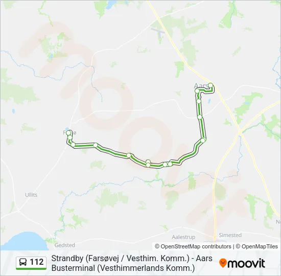 112 Bus Line Map