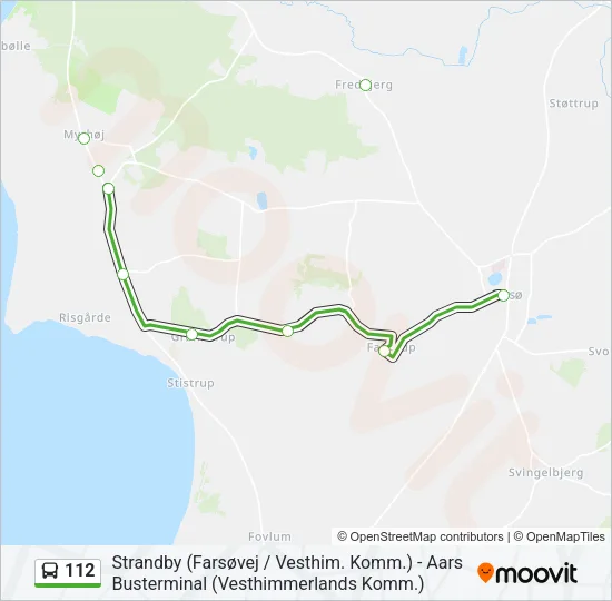 112 Bus Line Map