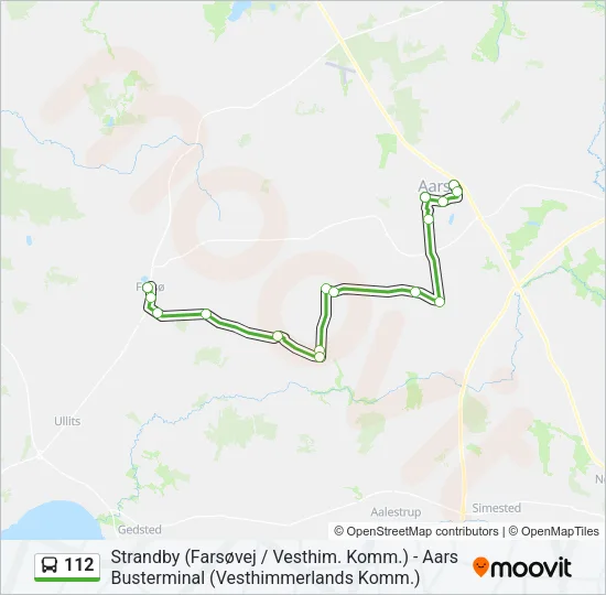 112 Bus Line Map