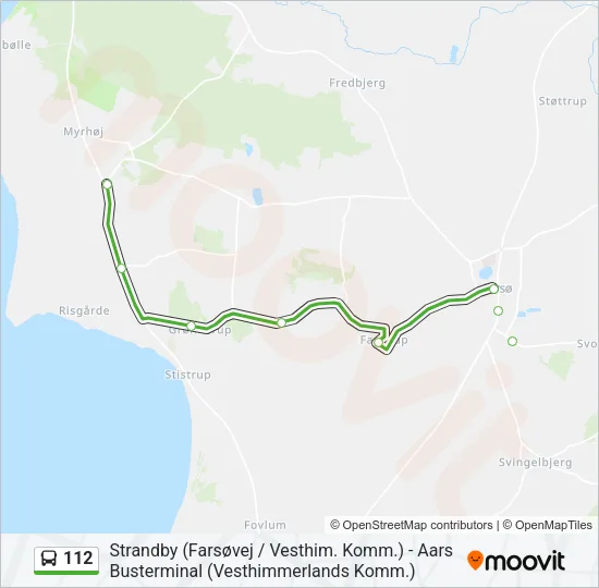 112 Bus Line Map