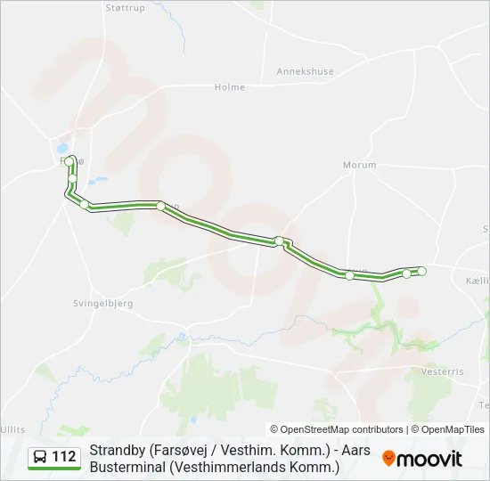 112 Bus Line Map