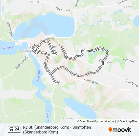 24 Bus Line Map