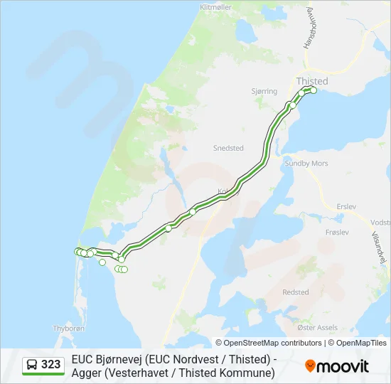 323 Bus Line Map