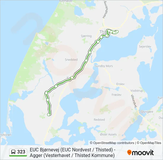 323 Bus Line Map