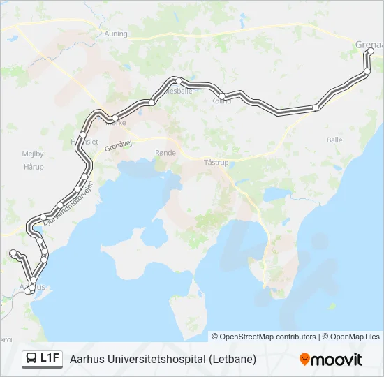 L1F Bus Line Map