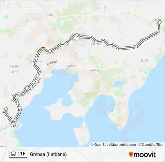 L1F Bus Line Map