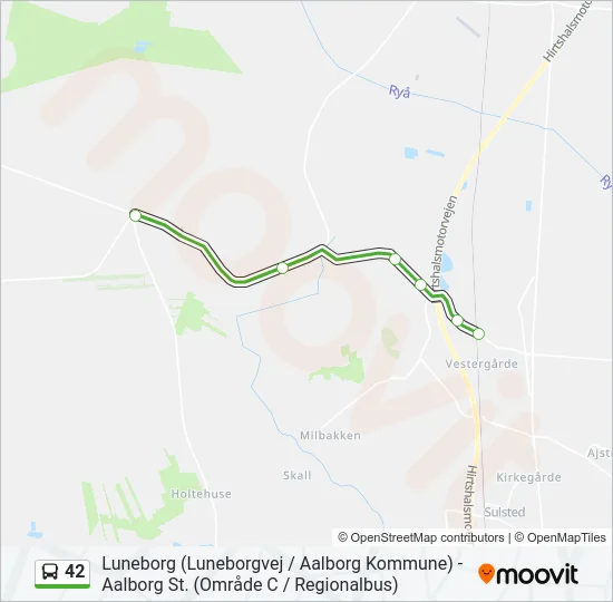 42 Bus Line Map