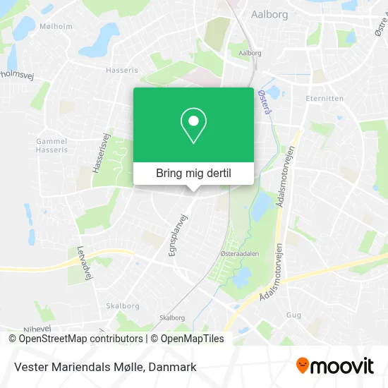 Vester Mariendals Mølle kort