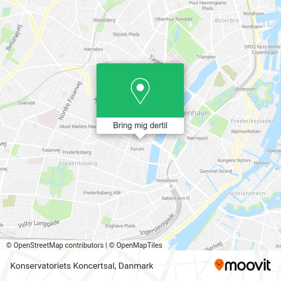 Konservatoriets Koncertsal kort