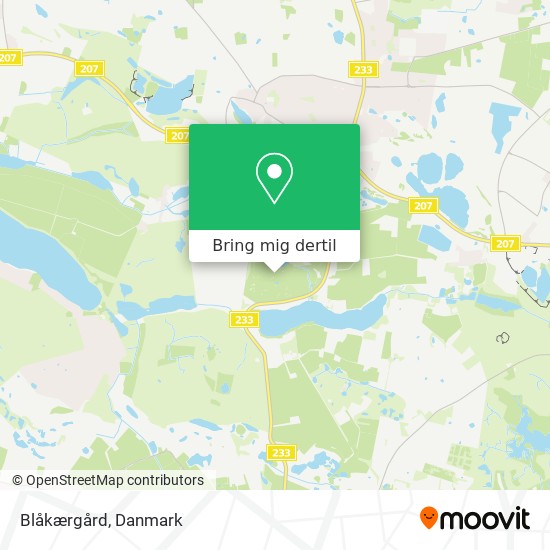 Blåkærgård kort