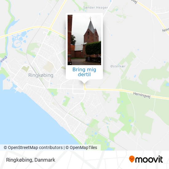 Ringkøbing kort